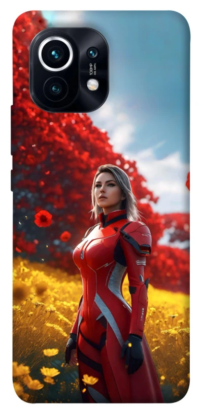 Чохол на Xiaomi Mi 11 Cyber space girl ver.5 фото 1 з 1