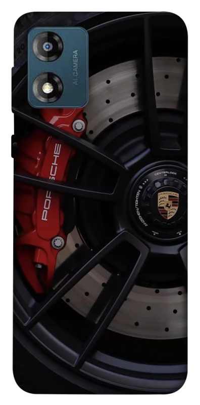 Чехол на Motorola Moto E13 Wheal porsche фото 1 из 1