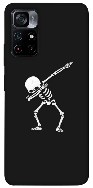 Чехол на Xiaomi Poco M4 Pro 5G Halloween skeleton фото 1 из 1