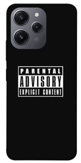 Чохол на Xiaomi Redmi 12 Parental Advisory Label фото 1 Чохол на Xiaomi Redmi 12 Parental Advisory Label фото 1 з 1