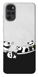 Чохол на Motorola Moto G22 Four pandas фото 1 з 1