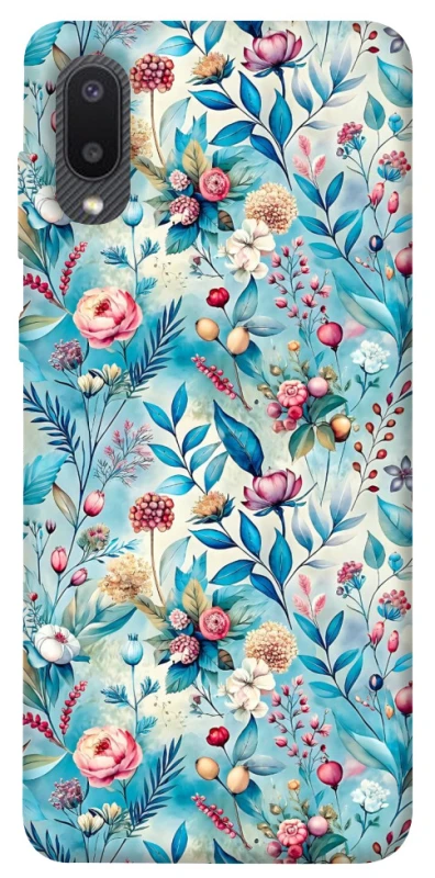 Чохол на Samsung Galaxy A02 Floral design ver.5 фото 1 з 1