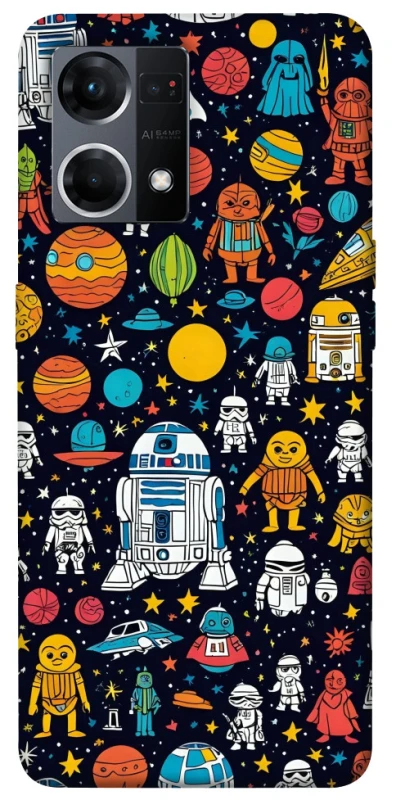 Чохол на Oppo Reno 7 4G Star Wars background ver.2 фото 1 з 1