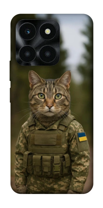 Чохол на Huawei Honor X6a Кіт захисник фото 1 з 1