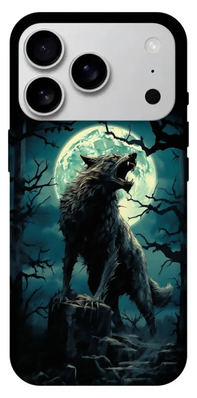 Чохол на Apple iPhone 17 Pro Max (6.9") Вовк під місяцем фото 1 з 1