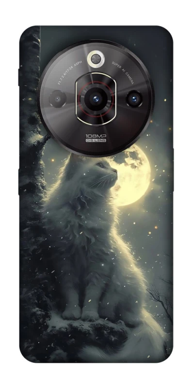 Чехол на ZTE Nubia Focus Pro Кот под луной фото 1 из 1