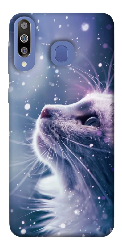 Чехол на Samsung Galaxy M30 Snow cat фото 1 из 1