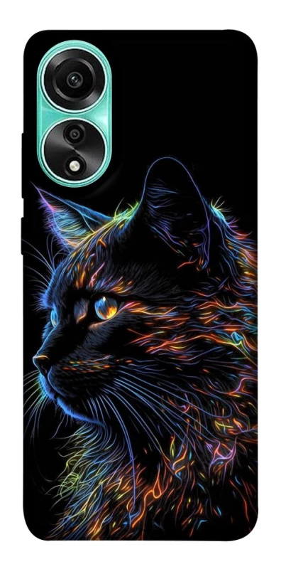 Чехол на Oppo A78 4G Черный кот фото 1 из 1