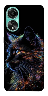 Чехол на Oppo A78 4G Черный кот фото 1 из 1