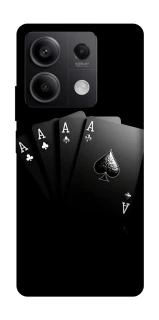 Чехол на Xiaomi Redmi Note 13 5G Black Cards фото 1 из 1