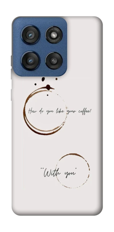 Чохол на Motorola Edge 60 Stylus Coffee with you фото 1 з 1