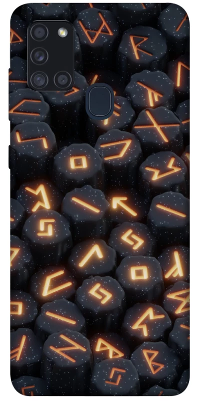 Чехол на Samsung Galaxy A21s Огненые руны фото 1 из 1