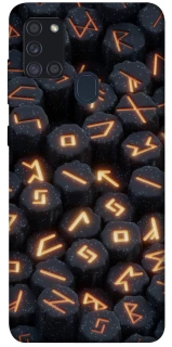 Чехол на Samsung Galaxy A21s Огненые руны фото 1 из 1