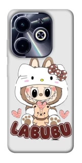 Чохол на Infinix Hot 40i Hello Kitty Labubu фото 1 з 1