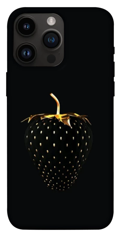 Чохол на Apple iPhone 14 Pro Max (6.7") Чорна полуниця фото 1 з 1