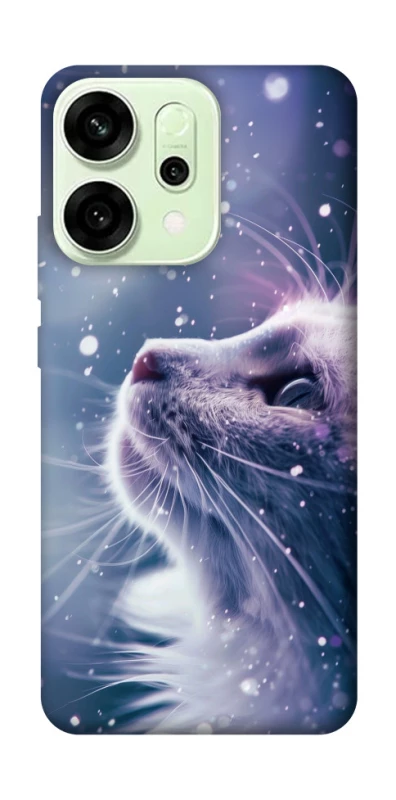 Чехол на Oppo Reno 14 Snow cat фото 1 из 1