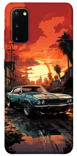 Чехол на Samsung Galaxy S20 Car at sunset фото 1 из 1