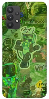 Чехол на Samsung Galaxy A32 (A325F) 4G Dandysworld tv green theme фото 1 из 1