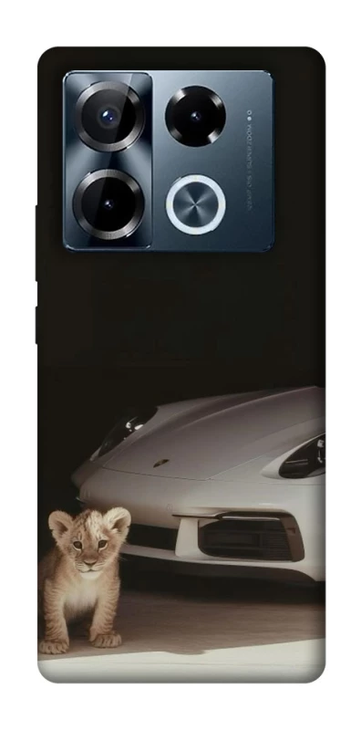 Чохол на Infinix Note 40 Pro 4G Porsche white фото 1 з 1