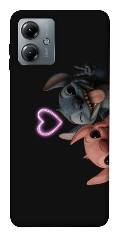 Чехол на Motorola Moto G14 Love Stitch & Angel фото 1 из 1