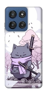 Чохол на Motorola Edge 60 Stylus Samurai cat фото 1 Чохол на Motorola Edge 60 Stylus Samurai cat фото 1 з 1