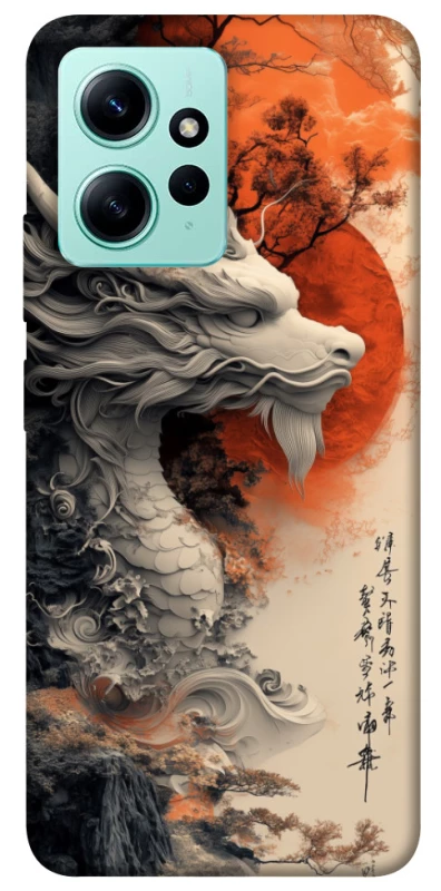 Чохол на Xiaomi Redmi Note 12 4G white dragon фото 1 з 1