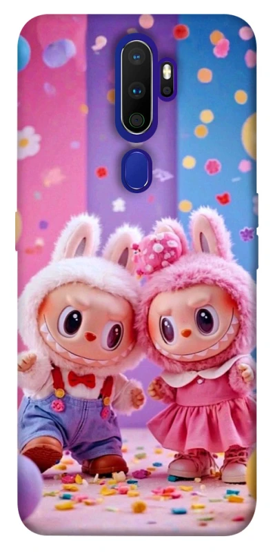 Чохол на Oppo A5 (2020) / Oppo A9 (2020) Labubu twins ver.3 фото 1 з 1