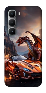 Чехол на Infinix Hot 60 Pro Сar and dragon фото 1 из 1