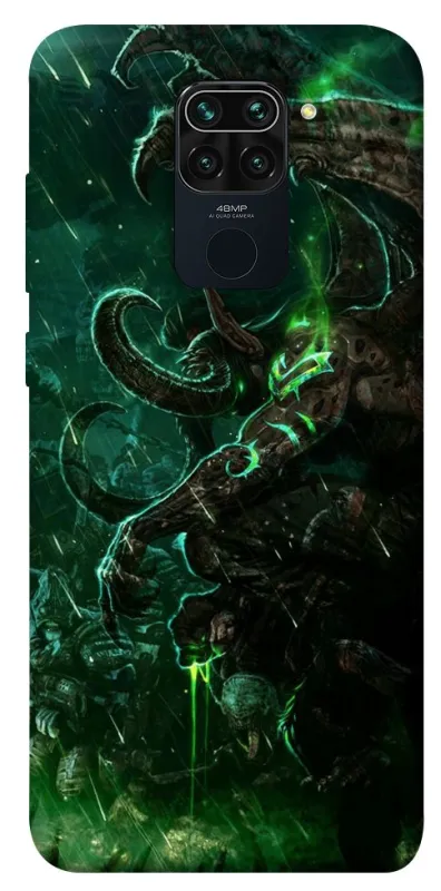 Чехол на Xiaomi Redmi Note 9 / Redmi 10X Warcraft Illidan v2 фото 1 из 1