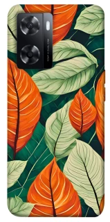 Чохол на Oppo A57s Leaves фото 1 з 1