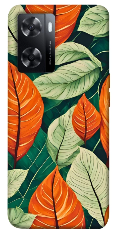 Чохол на Oppo A77s Leaves фото 1 з 1