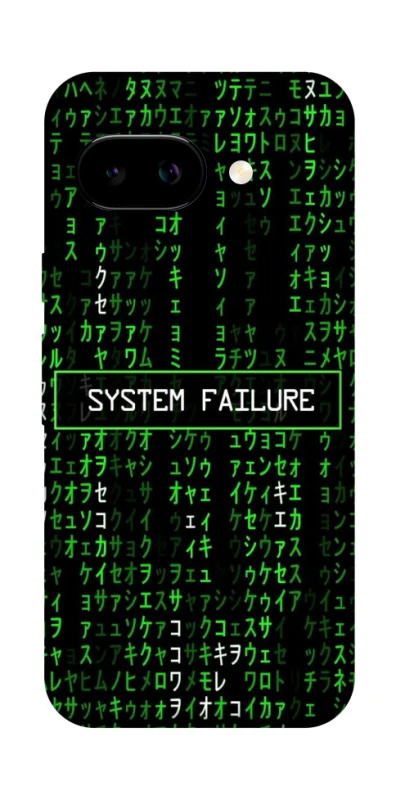 Чехол на Google Pixel 9a Matrix system failure фото 1 из 1