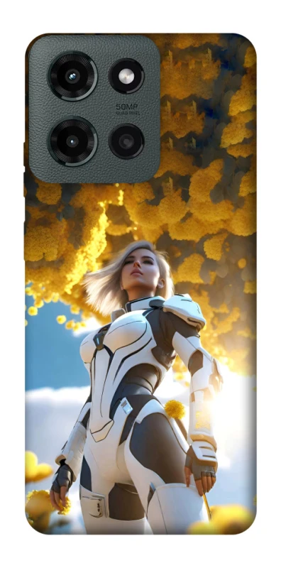 Чехол на Motorola Moto G Power (2025) Cyber space girl ver.3 фото 1 из 1