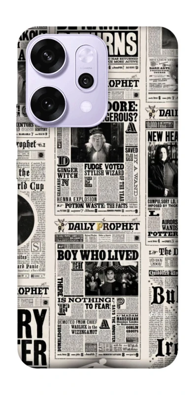 Чохол на Oppo Reno 14 Pro Harry Potter newspaper фото 1 з 1