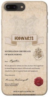 Чехол на Apple iPhone 7 plus / 8 plus The Hogwarts acceptance letter фото 1 из 1