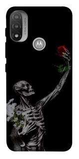 Чохол на Motorola Moto E20 Skeleton vs Rose фото 1 з 1