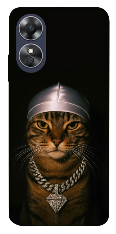 Чохол на Oppo A17 Cat in Bling фото 1 з 1