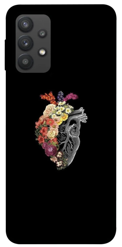 Чохол на Samsung Galaxy A32 (A325F) 4G Heart with flowers фото 1 з 1