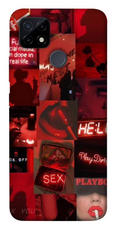 Чехол на Realme C21Y Love collage ver.3 фото 1 из 1