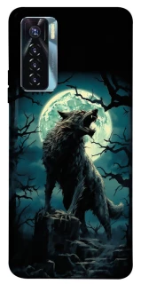 Чехол на TECNO Camon 17 Pro Волк под луной фото 1 из 1