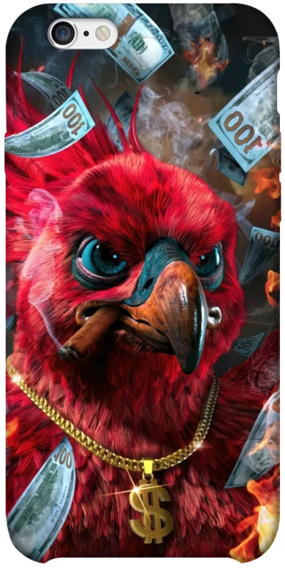 Чохол на Apple iPhone 6/6s plus (5.5") Папуга фото 1 з 1