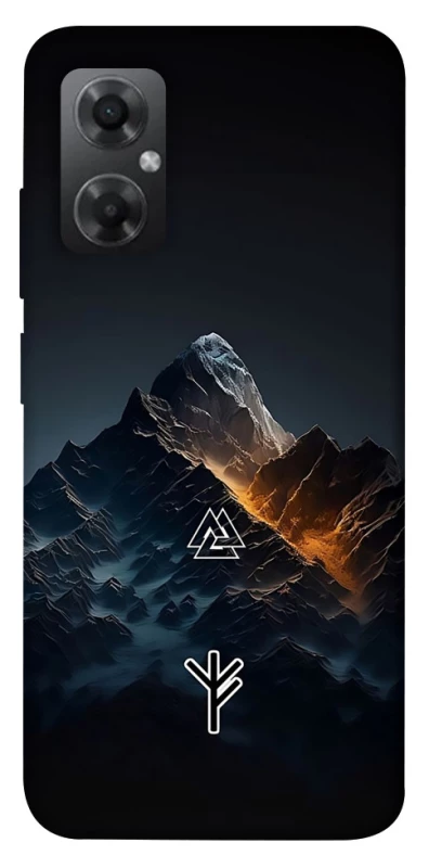 Чехол на Xiaomi Redmi Note 11R Руны в горах фото 1 из 1