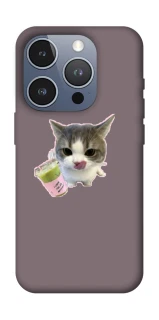 Чохол на Apple iPhone 16 Pro cat matcha фото 1 з 1