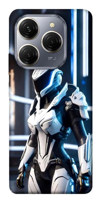 Чехол на TECNO Spark 20 Pro Cyber space girl ver.6 фото 1 из 1