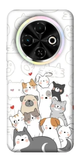 Чохол на TECNO Spark 30C Funny Pets фото 1 з 1