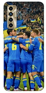 Чехол на TECNO Camon 17P Сборная Украины v3 фото 1 из 1
