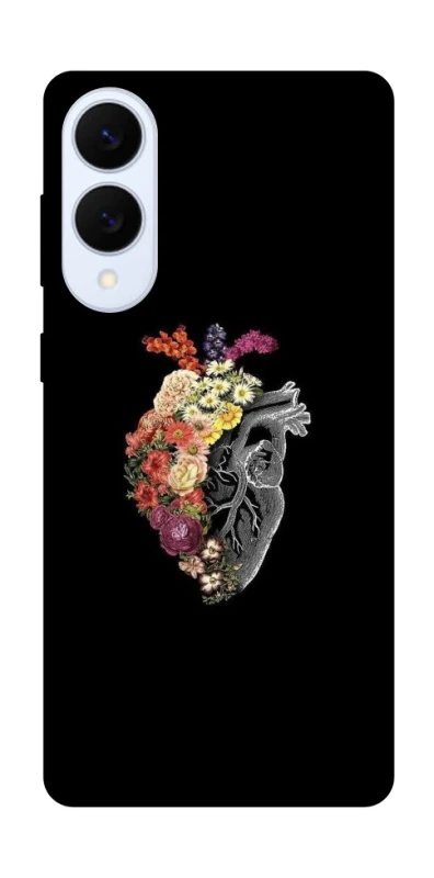 Чохол на Samsung Galaxy S25 Edge Heart with flowers фото 1 з 1