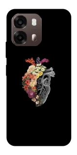 Чохол на Oppo A6 Heart with flowers фото 1 з 2