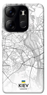 Чохол на Tecno Spark Go 2023 Kiev white map фото 1 з 1