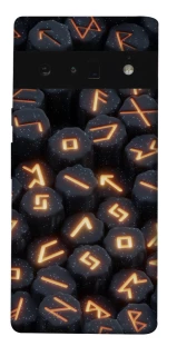 Чехол на Google Pixel 6 Pro Огненые руны фото 1 из 1